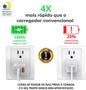 Imagem de Carregador Turbo 40W Cabo Tipo-C 2 Entradas Compativel Todos Dispositivos Iphone 15/16 IOS Android Galaxy Carregamento Ultra Rapido Tipo-C Cabo USB-C