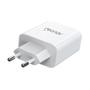 Imagem de CARREGADOR TURBO 48W GaN PORTAS USB-C E USB GEONAV BRANCO