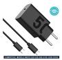 Imagem de Carregador TURBO 50W USB-C TIPO-C + Cabo USB-C TIPO C