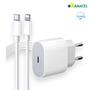 Imagem de Carregador Turbo Cabo Usb C Lightning  Fonte 20W Ultra Rapido Compatível Modelo iPhon SE 11 12 13 14 Original Utilibrox