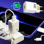 Imagem de Carregador Turbo Carregamento Rápido Para Galaxy A03S A04S 5v=3.1A 30w Type-C e Micro-USB LE296V