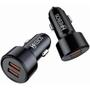 Imagem de Carregador Turbo Duplo Veicular Com Duas Entradas Usb