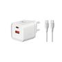 Imagem de Carregador Turbo Fast Parede Tomada 45W Usb C Tipo C Cabo 1m