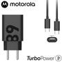 Imagem de  Carregador Turbo Power Portátil Original de Parede 68W USB-C p/ USB-C - Universal - Compatibilidade Moto E5 Plus, G4 Plus, G5 Plus, G6 Play