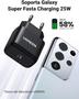 Imagem de Carregador UGREEN 25W PD USB-C suporta Fast Charging Compatível Galaxy S24 S23 S22 Ultra Fold Z Flip