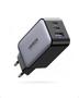 Imagem de Carregador Ugreen 65W Gan Com 3 Portas - 2 Usb C E 1 Usb A