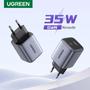 Imagem de Carregador UGREEN Nexode 35W GaN PD Fast USB-C e USB-A 22,5W compatível c/ 30W 25W 20W 18W