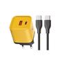 Imagem de Carregador ultra rápido bivolt 5A 45W GaN com cabo Tipo-C X-Cell mod. XC-UR55
