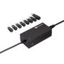 Imagem de Carregador Universal para Notebook Bivolt 90W com 08 conectores  Goldentec