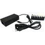 Imagem de Carregador Universal Para Notebook Fonte 120W Bivolt Com Adaptador 8 Plugs Pinos Conectores - Lehmox