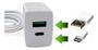 Imagem de Carregador Usb-a E Usb-c C/ Prolongador 3m Branco Forceline