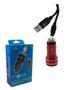 Imagem de Carregador Veicular 2 USB com Cabo Type C - 3.4A - Inova/Basike