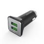 Imagem de Carregador Veicular C3Tech UCV-L420BK C/2xUSB 4,2A 21W C/Cabo Lightning 1 metro