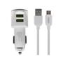 Imagem de Carregador Veicular Carga Rápida 2 Usb + Cabo Micro Usb V8 Kaidi KD-303S