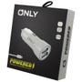 Imagem de Carregador Veicular Only Powered Mod 37 - 2X USB - USB/Tipo C - 3.1A - Branco