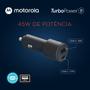 Imagem de Carregador Veicular Original Motorola Turbo Power 45w Sem Cabo