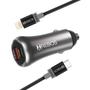 Imagem de Carregador Veicular Turbo 20W Com Cabo Lightning Tipo-c - Hrebos