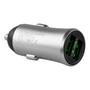 Imagem de Carregador Veicular Yookie PC1 - 2X USB - com Cabo USB Tipo C - 2.4A - Prata