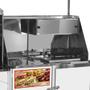 Imagem de Carrinho 3 em 1 Cefaz Hot Dog, Lanche e Churrasco Luxo Branco Rodas Maciças e Toldo BLC11M/T