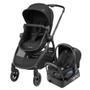 Imagem de Carrinho Anna Cor Black Com Bebê Conforto E Base Maxi Cosi