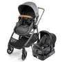 Imagem de Carrinho Anna Cor Grey Com Bebê Conforto E Base Maxi Cosi