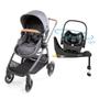 Imagem de Carrinho Anna³ Grey Bebê Conforto e Base Isofix Maxi Cosi