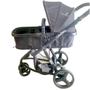 Imagem de Carrinho Bebê Conforto Moises Kit 3x1 Reversivel Chassi 15Kg