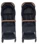 Imagem de Carrinho Bebe Premium Baby Zurich Preto/black/couro Marrom