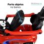 Imagem de Carrinho Bebe Quadriciclo Haste Empurradora com Buzina até 30Kg Multmaxx Vermelho