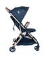 Imagem de Carrinho Bebê Zurich Preto/Gold Couro Marrom - Premium Baby