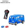 Imagem de Carrinho Brinquedo Kombi Controle Remoto Divertida Sem Fio