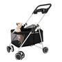 Imagem de Carrinho Cachorro Cao Gato Pet Passeio Ar Livre Animal de Estimaçao Transporte Dobravel Caminhada Lazer Shopping Restaurante Seguro Confortavel