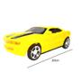 Imagem de Carrinho Camaro Amarelo Robô Bee Carro se Transforma em Robô com Música e Luz