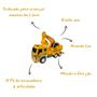 Imagem de Carrinho Caminhão A Fricção Com Luz e Som Mega Constructor - Zippy Toys - Brinquedo Linha Construção
