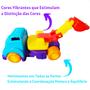 Imagem de Carrinho Caminhão Articulado Brinquedo Bebe 1 ano 2 Anos Infantil Menino Crianças