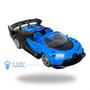 Imagem de Carrinho Carro Controle Remoto De Brinquedo Para Meninos Corrida Esportivo Ferrari Vermelha Bugatti Azul Verde Divertido
