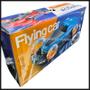 Imagem de Carrinho Carro Voador Transformes Flying Car Com Luzes Som Rotação 360 Vermelho