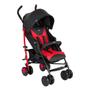 Imagem de Carrinho Chicco Echo com Bumper Bar Scarlet Preto/Vermelho