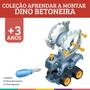 Imagem de Carrinho Coleção Aprenda a Montar Dino Betoneira DM Toys