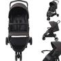 Imagem de Carrinho com Bebe Conforto Base ISOFIX Burigotto CR3 Gray Red