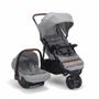 Imagem de Carrinho com Bebê Conforto Travel System Breeze Duo Infanti Cinza