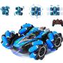 Imagem de Carrinho Controle Remoto 4x4 Acrobático Drift 360º com Luz de LED e Bateria Recarregável - Super Resistente e Radical para Crianças