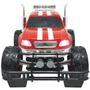 Imagem de Carrinho Controle Remoto Elétrico Recarregável Picape Monster Car Off Road Importway Vermelho BW026