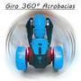 Imagem de Carrinho Controle Remoto Flip Manobra 360 Luzes Som Super Carro Brinquedo Divertido Aventura