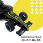 Imagem de Carrinho Controle Remoto Fórmula 1 Recarregável Com Bateria Racing  F1 Brinquedo 1:20 Control