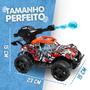 Imagem de Carrinho Controle Remoto OffRoad Atira Orbeez Gel Led 4X4