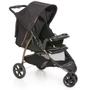 Imagem de Carrinho Cross Trail com Bebê Conforto Grid Cinza e Base