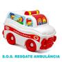 Imagem de Carrinho de Ambulância + 4 Acessórios de Médico SOS Resgate - Elka 1119