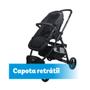 Imagem de Carrinho de bebe 3 em 1 jupiter preto - passear baby