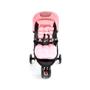 Imagem de Carrinho de bebê 3 rodas Voyage Delta rosa-mescla com chassi de cor preto